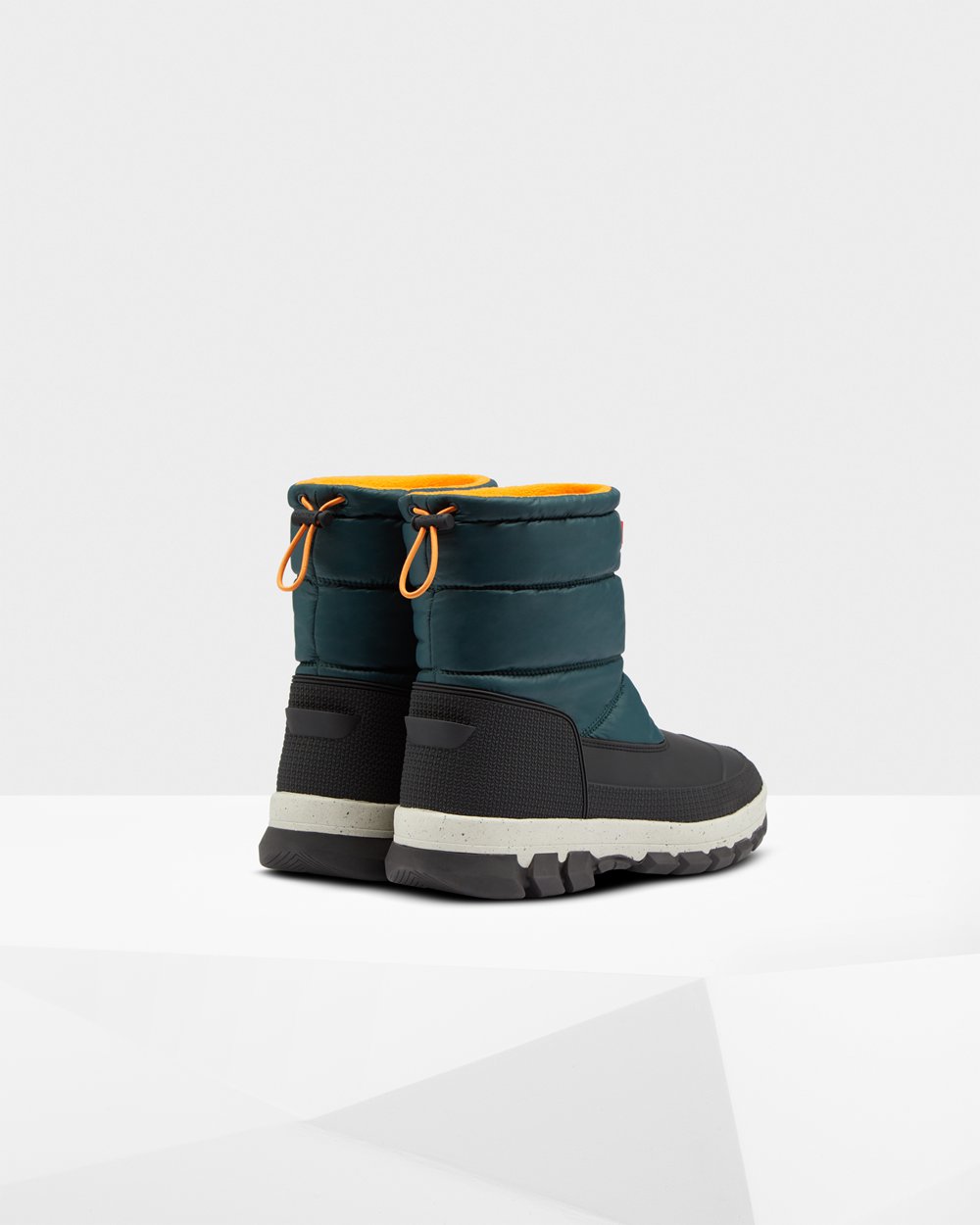 Botas De Neve Hunter Homem Verdes/Cinzentas - Original Insulated Short - 53IEZNKHL